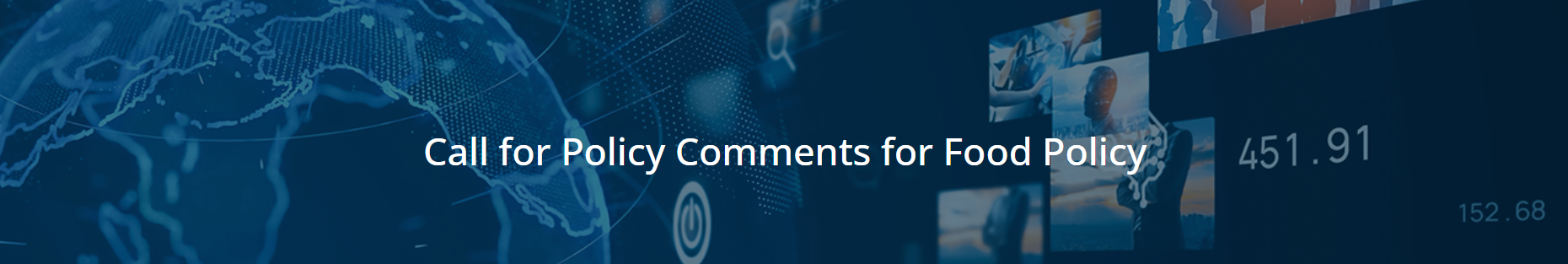 Call for Policy Comments for Food Policy. - AGRI-WEB